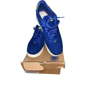 Nike Air Force 1 '07 x Olivia Kim Blue Unisex Low Top Sneaker size 12 one insole